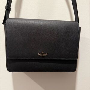 Kate Spade Sleek Black Crossbody Bag